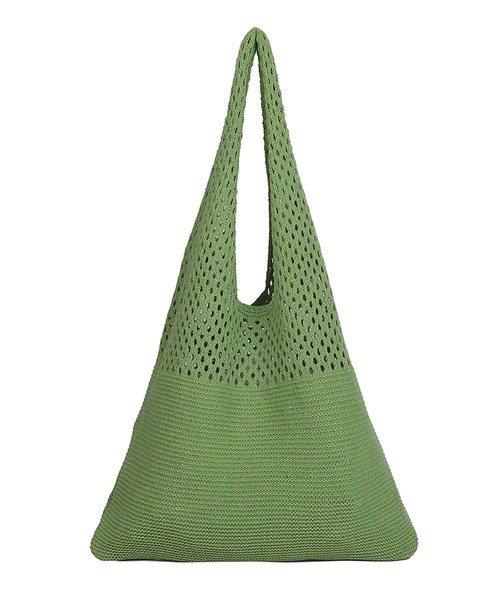 直営店‐Stella McCartney‐ SALE♪クロシェニットトートバッグ ABBEY MARKET トートバッグ おしゃれ クロシェ ニットバッグ
