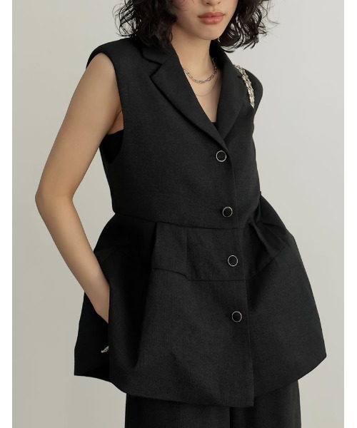 Munsing wear ミックスツイード ダウンベスト サイズM 美品☆ 【公式通販】