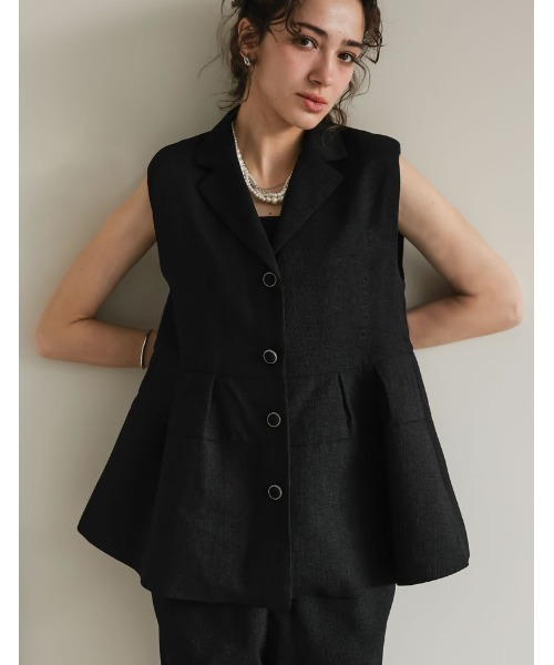 Re:EDIT（リエディ） ダウンベスト ベスト 「オケージョン セレモニー