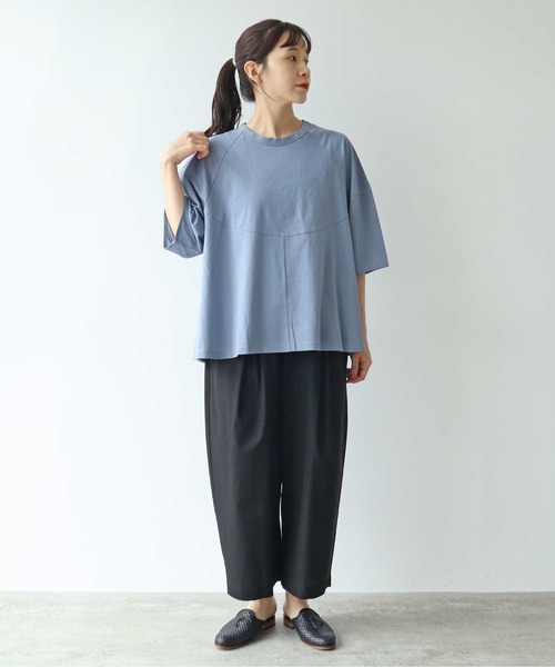 tシャツ 100/1 ハイパワーポンチ ラグランフレアプルオーバー レディース yuni tシャツ 100/1 ハイパワーポンチ ラグランフレアプル