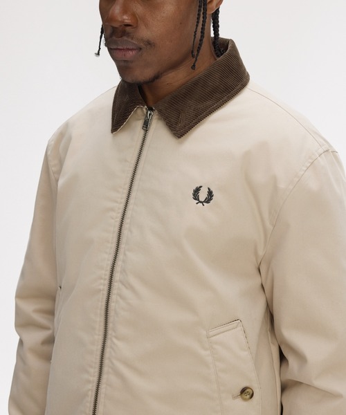 Fred Perry ベージュ ジャケット FRED PERRY（フレッドペリー） ブルゾン アウター The Caban Jacket