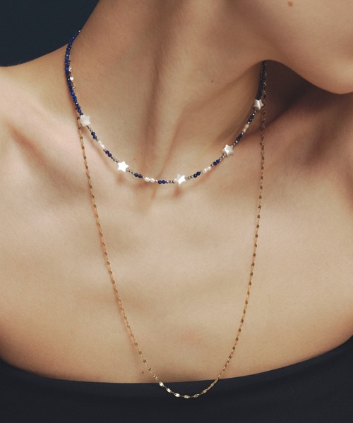 les bonbon（ルボンボン） ネックレス celeste lapis choker