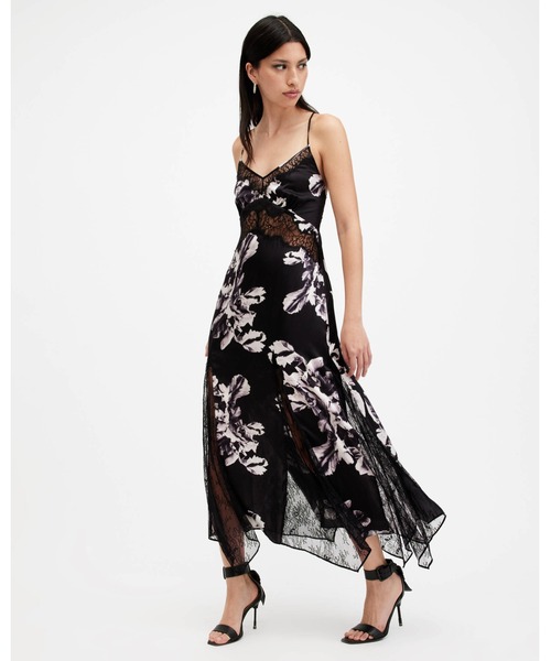 ワンピース JASMINE SILK BLEND LACE MAXI SLIP DRESS | JASMINE