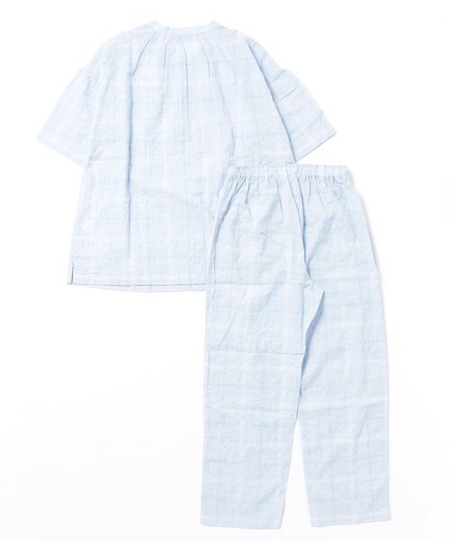 ルームウェア・パジャマ papier Verybrain jacket pale blue KID BLUE パジャマ ルームウェア キッドブルー -24AW
