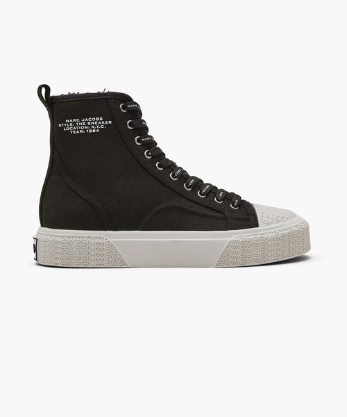 【MARC JACOBS】アンクルハイトップスニーカー MARC JACOBS スニーカー THE HIGH TOP CANVAS SNEAKER/ザ ハイ