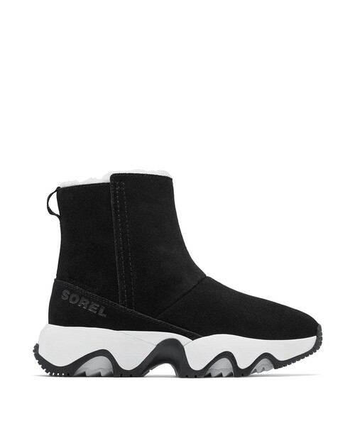 SOREL ソレル レディース KINETIC IMPACT SHORT BOOT キネティック インパクト ショート ブーツ Black, Sea Salt ブラック,シーソルト 防水 SOREL（ソレル） ブーツ 防水 防水 防寒 SOREL／レディース