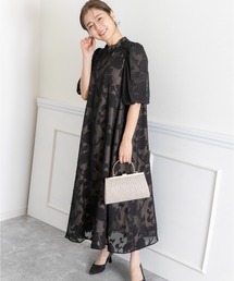 PREFERIR ドレス バブルスリーブAライン結婚式 パーティー