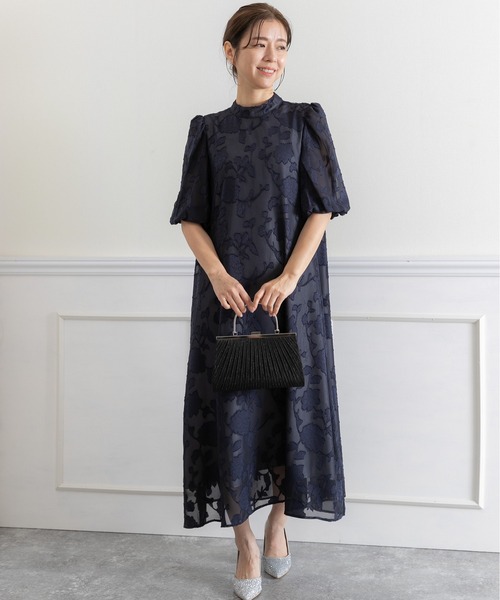 PREFERIR ドレス バブルスリーブAライン結婚式 パーティー