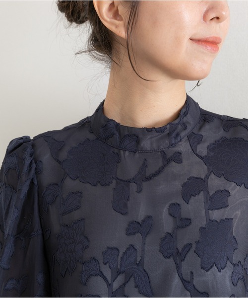 ドレス 卒業式 結婚式 オケージョン 細見え Ａラインロングドレス|ボリューム袖 体型カバー (S，M，L，XL)の画像
