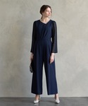 パーティードレス パンツドレス アシンメトリー...の詳細画像1