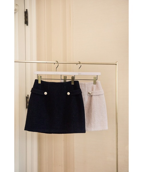 Her lip to スカート Royal Boucle Mini Skirt : ZOZOTOWN Yahoo