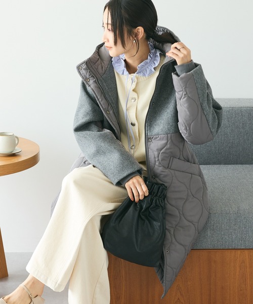 CRAFT STANDARD BOUTIQUE - CRAFT STANDARD BOUTIQUE クルーネック裏起毛カーディガン セール】クルーネック裏起毛カーディガン（カーディガン/ボレロ
