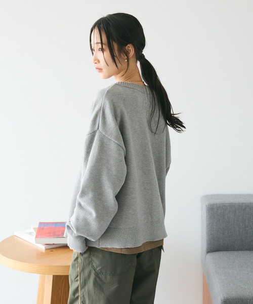 CRAFT STANDARD BOUTIQUE カーディガン とてもちクルーネック