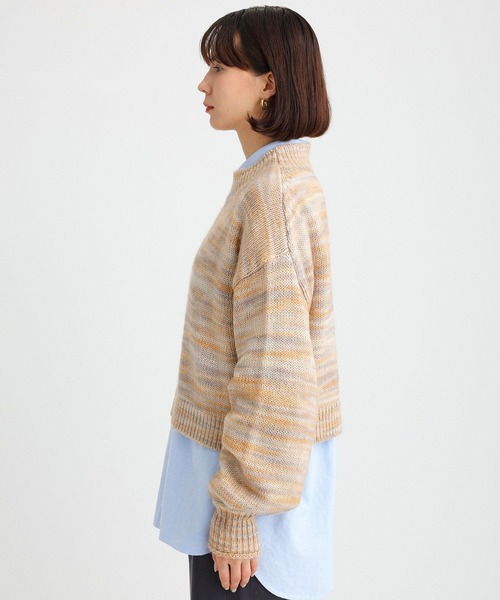 BABYLONE（バビロン） ニット セーター カスリニットプルオーバー