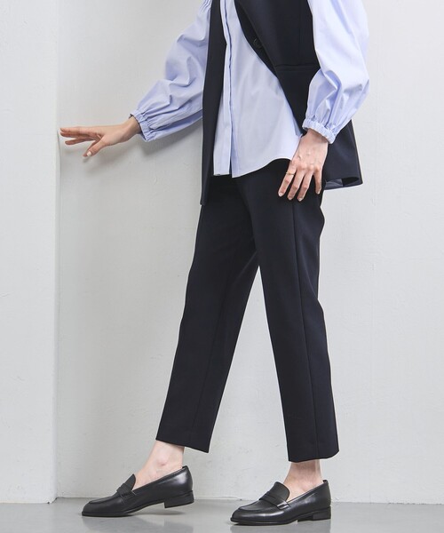 UNITED ARROWS パンツ スラックス ダブルクロス スリムパンツ  