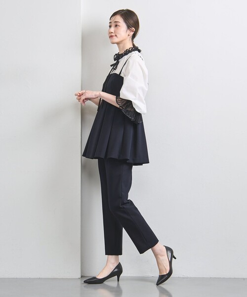 UNITED ARROWS パンツ スラックス ダブルクロス スリムパンツ  