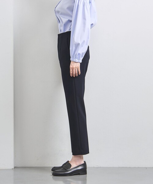 UNITED ARROWS パンツ スラックス ダブルクロス スリムパンツ  