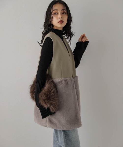 SUGAR BISKET（シュガービスケット） ベスト ジレ エコファー