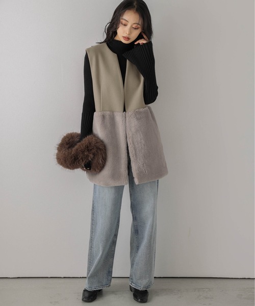 SUGAR BISKET（シュガービスケット） ベスト ジレ エコファー