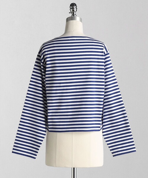 tシャツ 「LOEFF」コットン ボーダー Tシャツ レディース LOEFF tシャツ 「LOEFF」コットン ボーダー Tシャツ レディース
