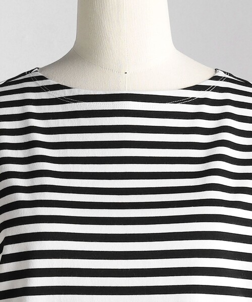 tシャツ 「LOEFF」コットン ボーダー Tシャツ レディース LOEFF tシャツ 「LOEFF」コットン ボーダー Tシャツ レディース