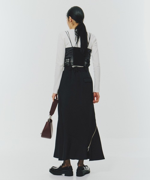 UNITED TOKYO（ユナイテッドトウキョウ） スカート バイアスZIP