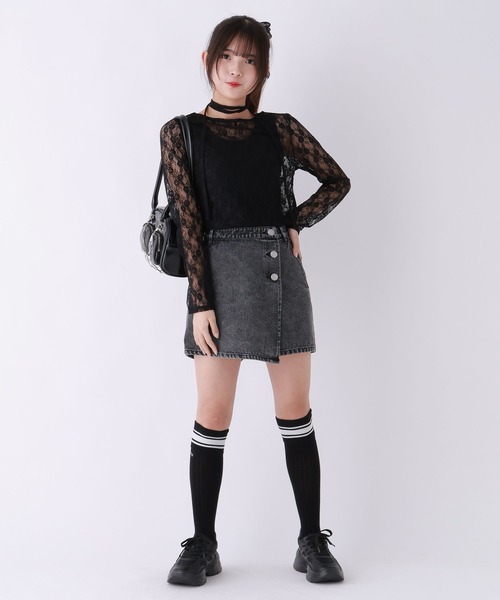 repipi armario（レピピアルマリオ） パンツ マエボタンラップショート