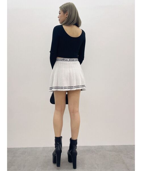 GYDA（ジェイダ） スカート GDニットLINEスカートライクショートパンツ