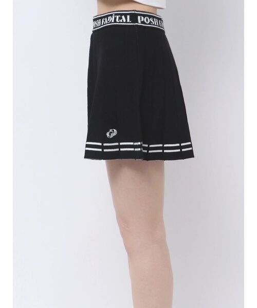GYDA（ジェイダ） スカート GDニットLINEスカートライクショートパンツ