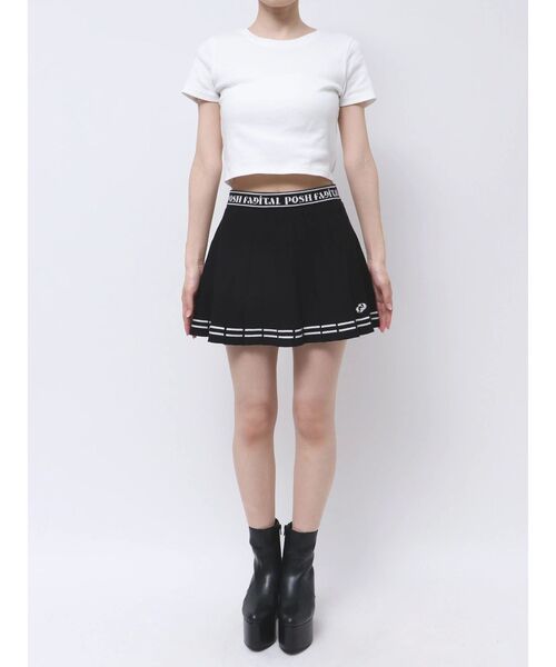 GYDA（ジェイダ） スカート GDニットLINEスカートライクショートパンツ