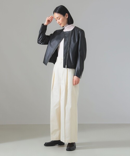 Demi-Luxe BEAMS サイズ:38 レザー ジャケット Demi-Luxe BEAMS サイズ:38 レザー ジャケット Demi-Luxe BEAMS