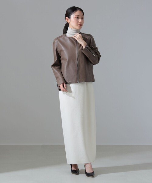 Demi-Luxe BEAMS レザージャケット ライダース マット シープ