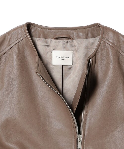 Demi-Luxe BEAMS レザージャケット ライダース マット シープ