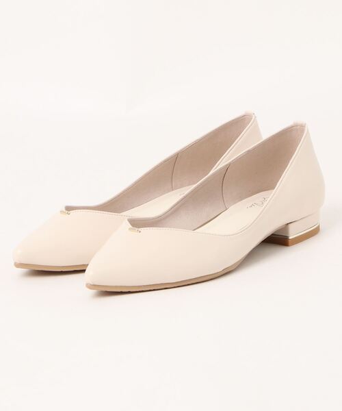 「Launa lea」 フラットパンプス 24.0cm ピンクベージュ レディース_画像5