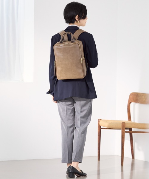 ace. ブラウンビジネスバッグ　リュックサック ace.／エース フィッテムクラス ビジネスリュック レディースビジネス
