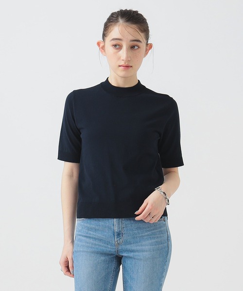 ペティ ニット セーター BEAMS 新品未使用 B：MING by BEAMS ニット セーター ウォッシャブル モックネック