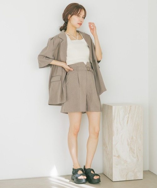 美品✨MichelleAlfred　女子　150cm　ショートパンツスーツ 厚底ストレッチショートブーツ ブラック | ファッション通販