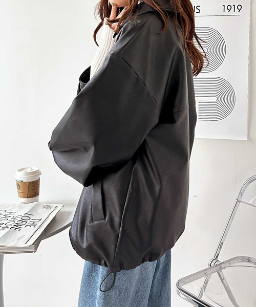 「GeeRA」 ブルゾン MEDIUM ブラウン レディース_画像8