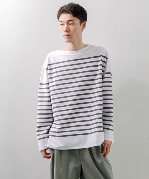 トップス ORCIVAL basque shirt ADAM ET ROPE'｜【ORCIVAL for BIOTOP】basque shirt skipper