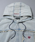 パーカー Fringe denim one p...の詳細画像5