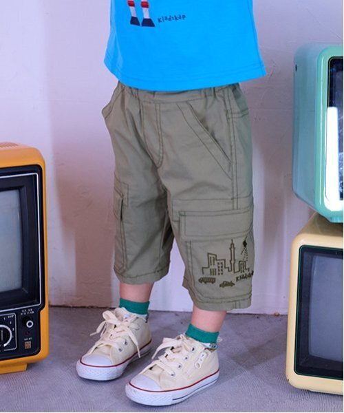 kladskap（クレードスコープ） ハーフパンツ パンツ 短パン 車と街 