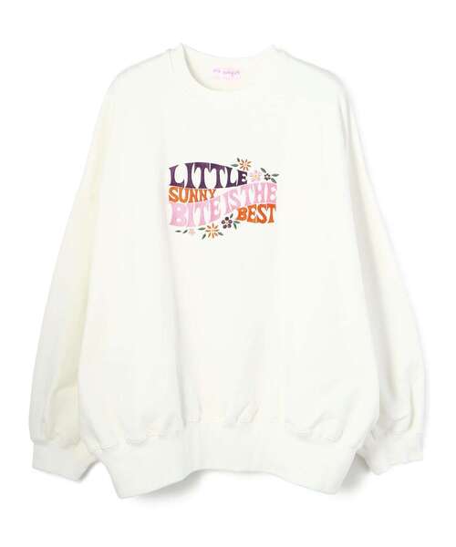 [Little sunny bite] тренировочный cut and sewn SMALL белый женский 