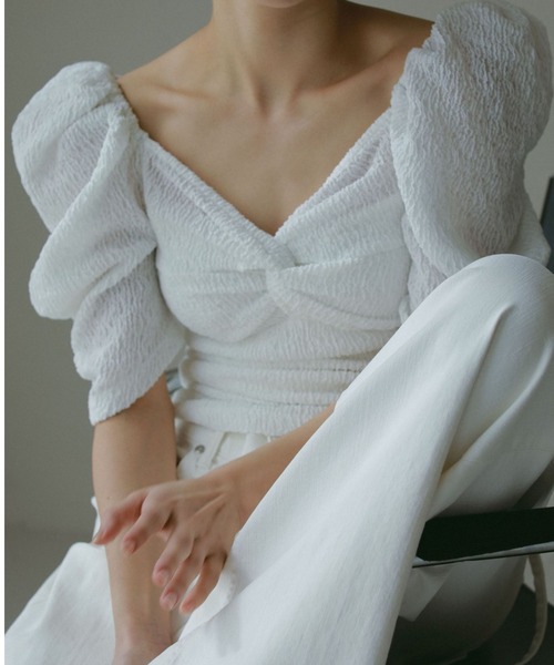 CASA FLINE（カーサフライン） tシャツ 半袖 カップ付アップサイクル
