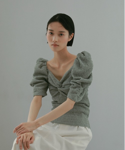 美品 ❤︎ CASA FLINE ❤︎天然コットン ラップシャツドレス CASA FLINE（カーサフライン）の「【YANUK×CASA FLINE】Organic