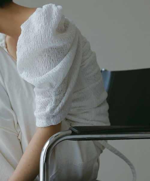 CASA FLINE（カーサフライン） tシャツ 半袖 カップ付アップサイクル 