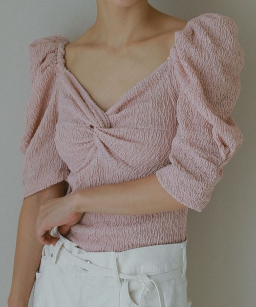 CASA FLINE（カーサフライン） tシャツ 半袖 カップ付アップサイクル 