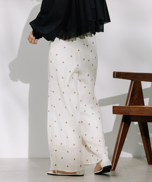 FREAK'S STORE（フリークスストア） パンツ インド 幾何学 刺繍