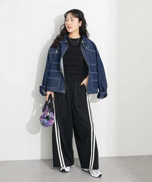 tシャツ シャーリングロゴトップス レディース CRAFT STANDARD BOUTIQUE tシャツ シャーリングTシャツ
