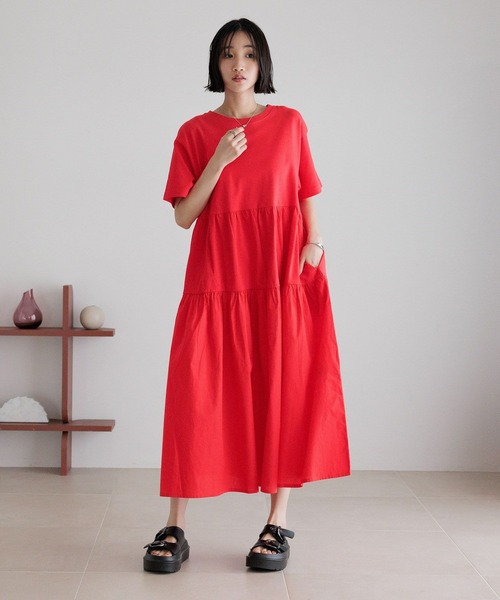LOWRYS FARM（ローリーズファーム） ワンピース カットティアード