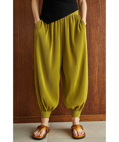 OMMO（オーエムエムオー） スラックス パンツ PLEATS ALADDIN PT